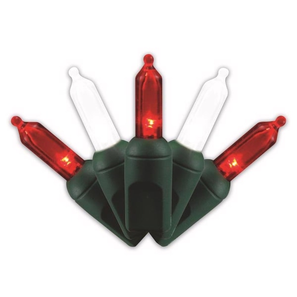 Celebrations Celebrations Platinum LED T5 Red/White 50 ct String Christmas Lights 25 ft. T550CCSA - main